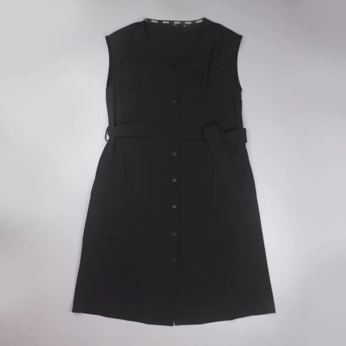 鈕扣腰帶外套連身裙 Button Down Dress