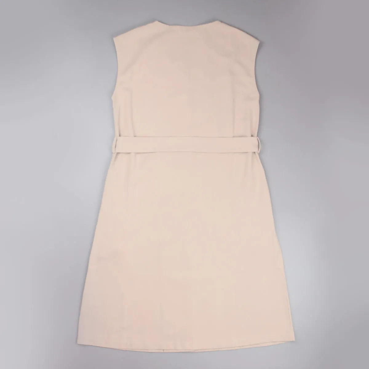 鈕扣腰帶外套連身裙 Button Down Dress