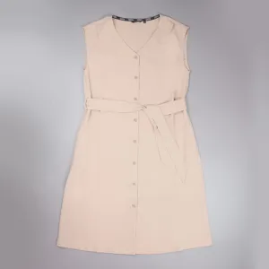 鈕扣腰帶外套連身裙 Button Down Dress