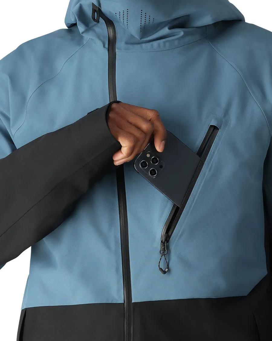 686 Men's Hydra Thermagraph Jacket Stellar Blue Colorblock 2025