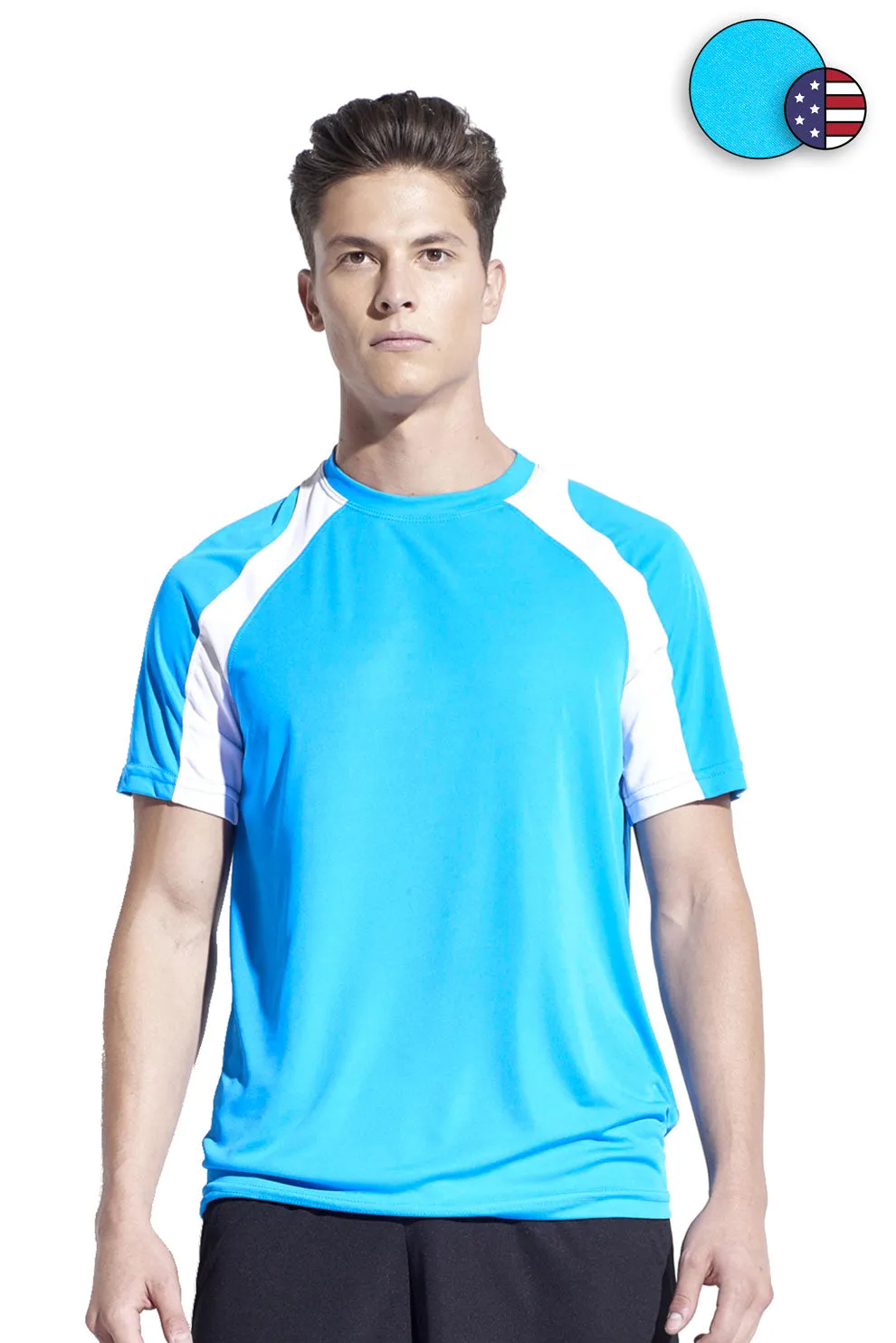 AI832 DriMax™ Freefall Raglan Colorblock Tee