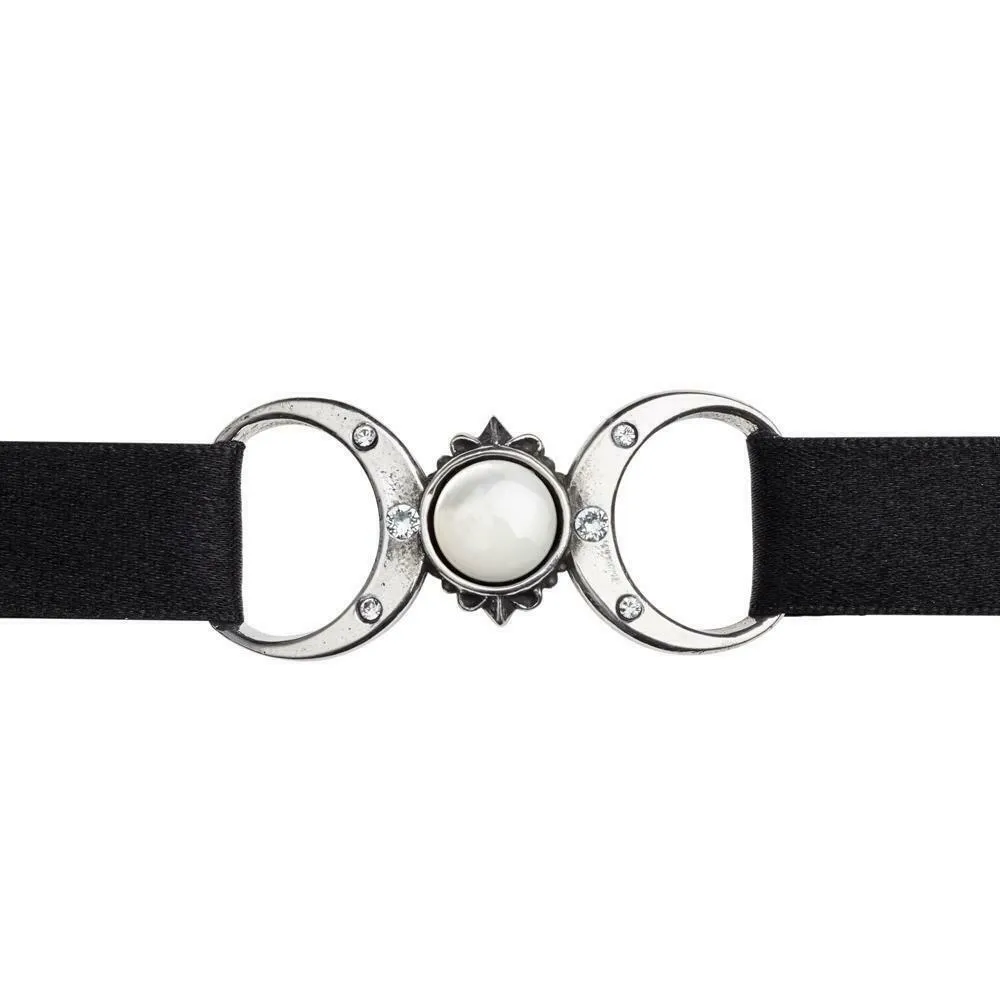 Alchemy Gothic P810  Triple Goddess Choker Necklace