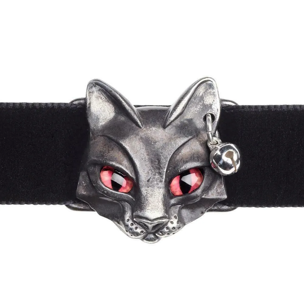 Alchemy Gothic P817  Bastet Goddess Choker Necklace