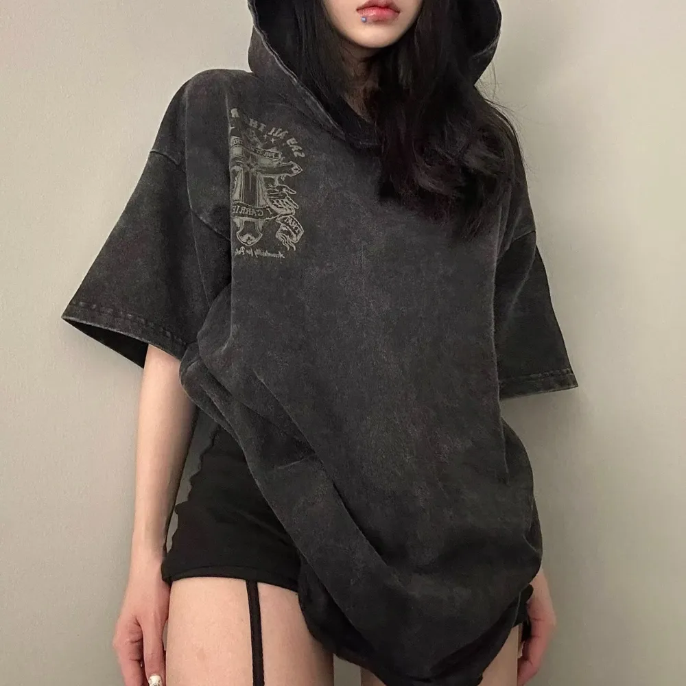 American Street Devil Hooded T-Shirt