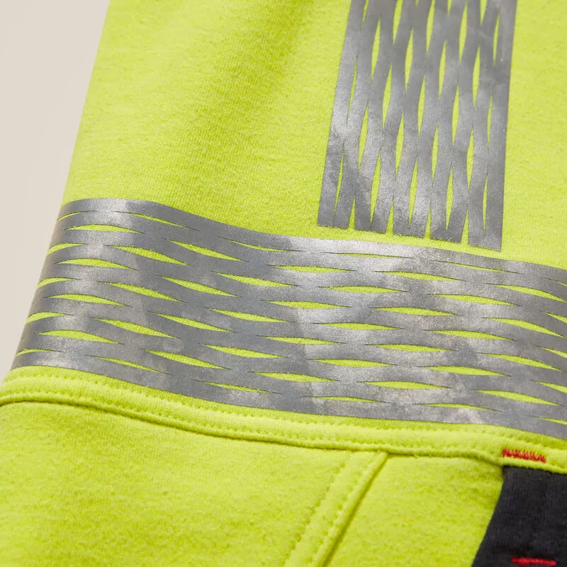 Ariat Men's Hi-Vis Flame Resist Workwear Hoodie Yellow - 10027912