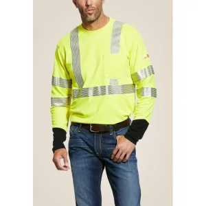 Ariat Men's Hi-Vis Flame Resist Workwear T-Shirt Yellow - 10025432