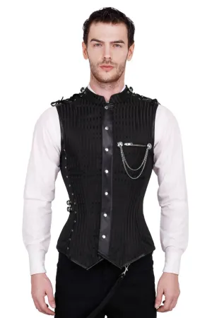 Asphodel Gothic Men's Overchest Corset