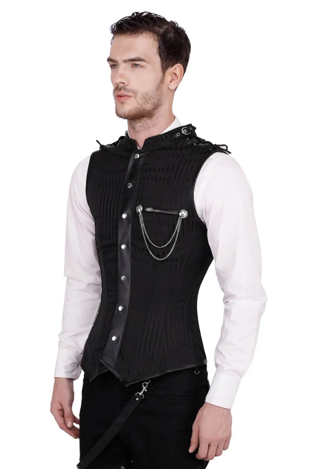 Asphodel Gothic Men's Overchest Corset