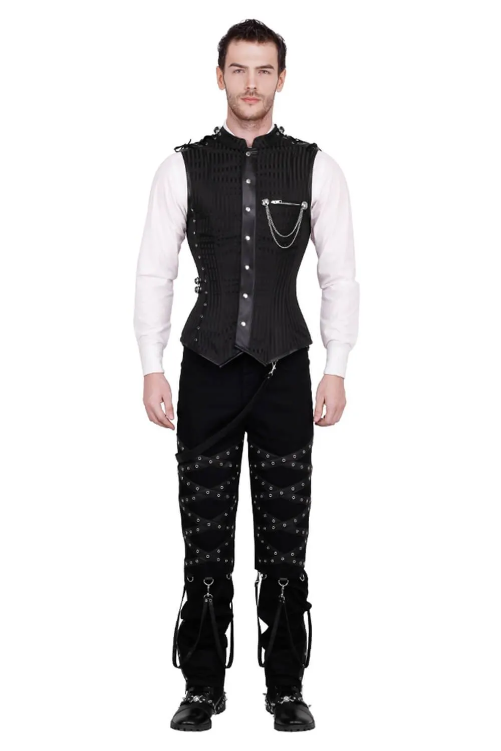 Asphodel Gothic Men's Overchest Corset