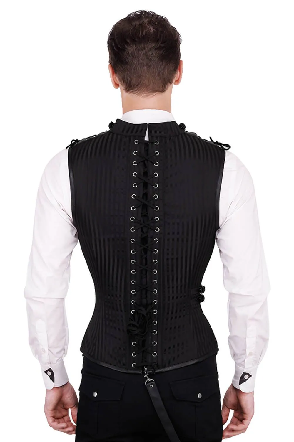 Asphodel Gothic Men's Overchest Corset