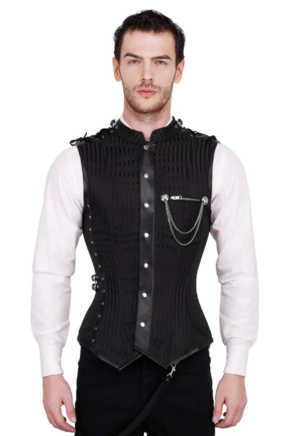 Asphodel Gothic Men's Overchest Corset