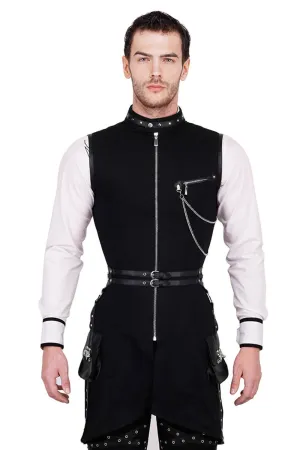 Azrael Cotton Gothic Men's Overchest Corset