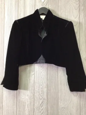 Badgley Mischka Velvet Bolero Jacket Size 8