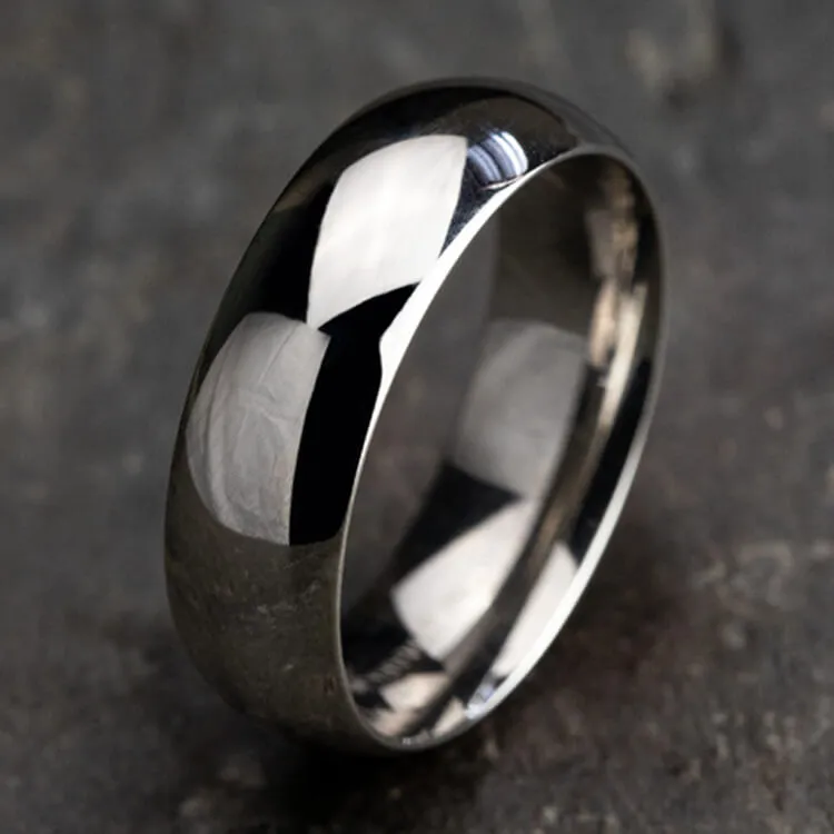 Benchmark Regular Dome Comfort-Fit Men's Wedding Band SLCF17014KW