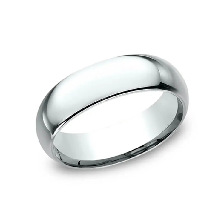Benchmark Regular Dome Comfort-Fit Men's Wedding Band SLCF17014KW