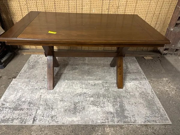 Better Homes & Gardens Maddox Crossing Dining Table, Brown Finish - open_box