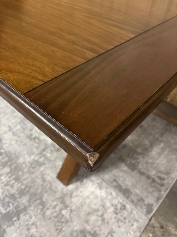 Better Homes & Gardens Maddox Crossing Dining Table, Brown Finish - open_box