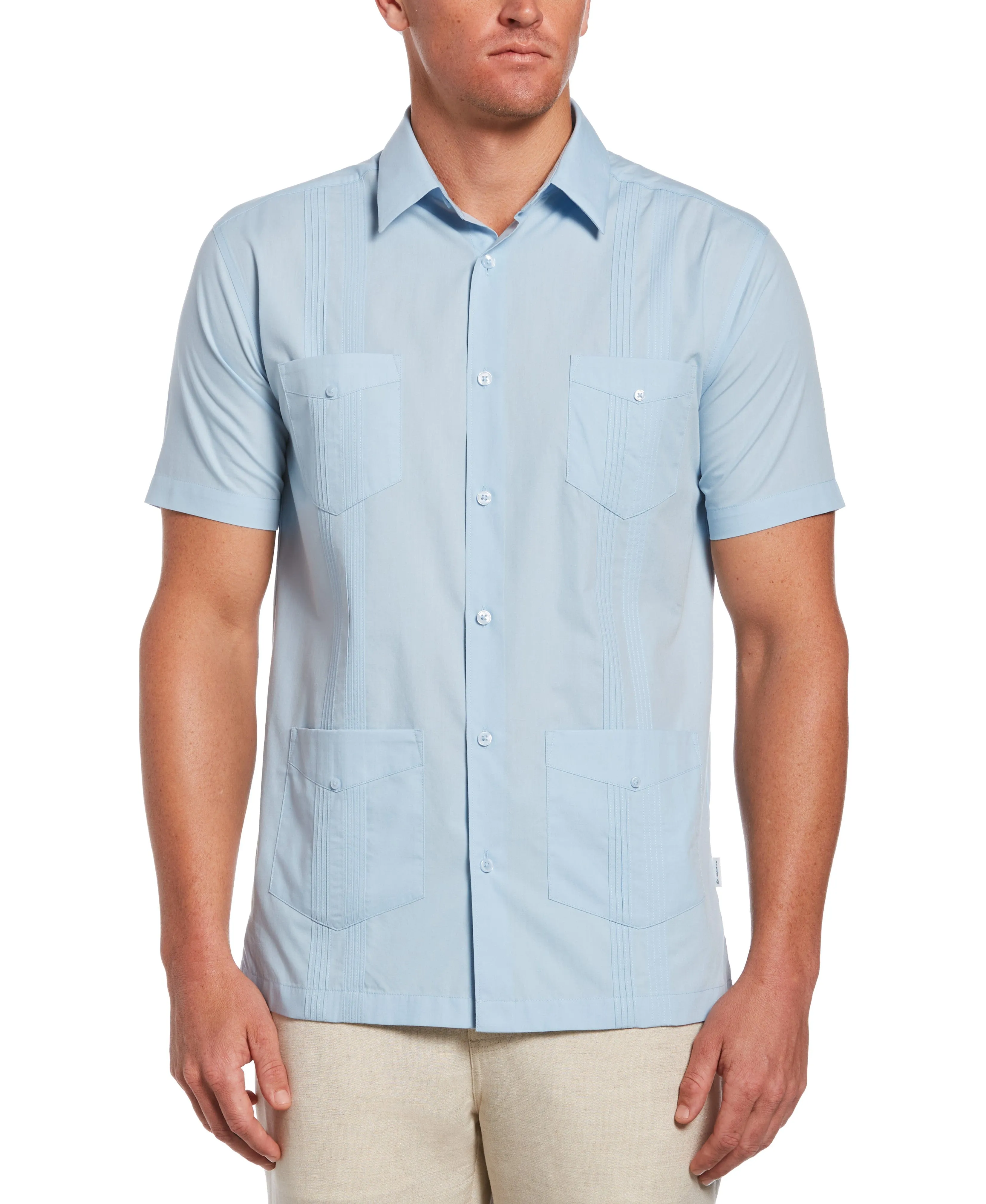 Big & Tall Four Pocket Guayabera Shirt