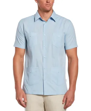 Big & Tall Four Pocket Guayabera Shirt