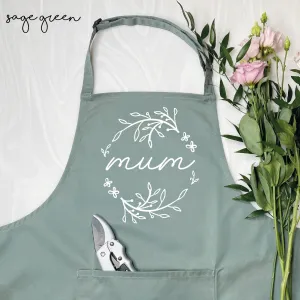 Botanical Apron For Mum