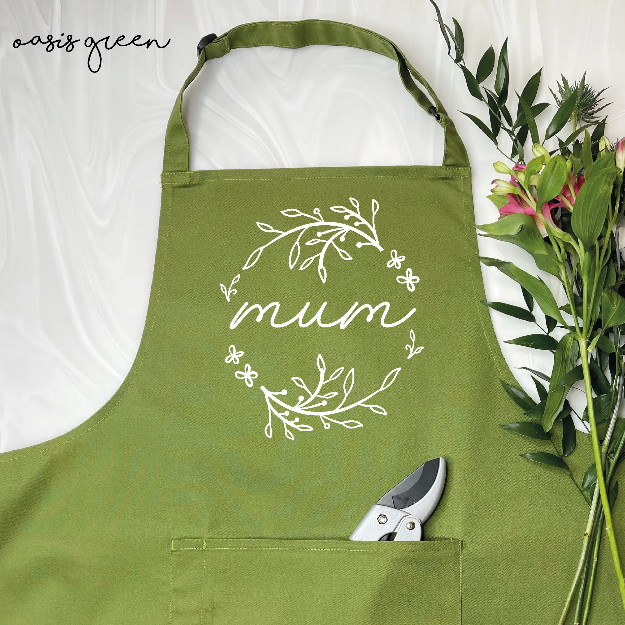 Botanical Apron For Mum