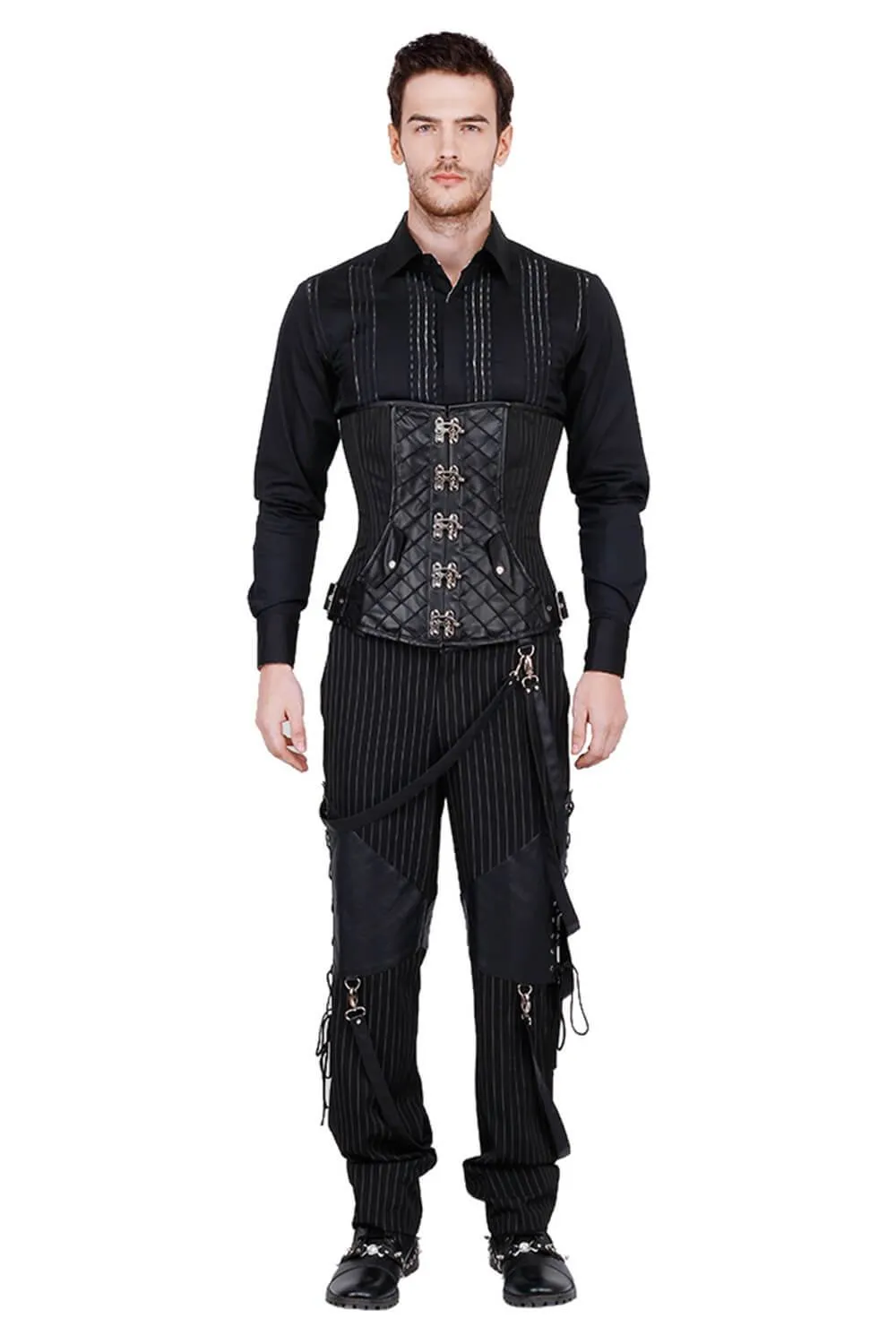 Briar Brocade Gothic Men's Corset
