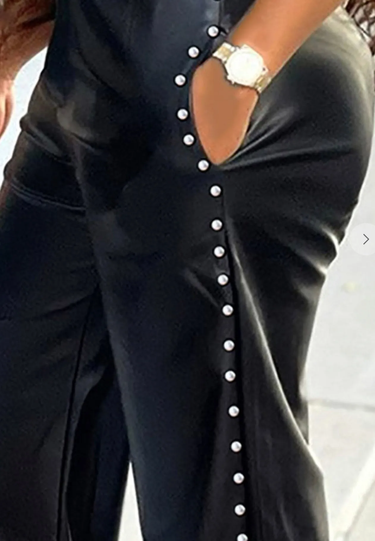 Bristol Black Studded Pants