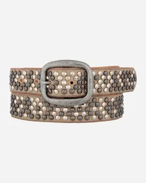 Britta l Pyramid Multi Studded Leather Belt