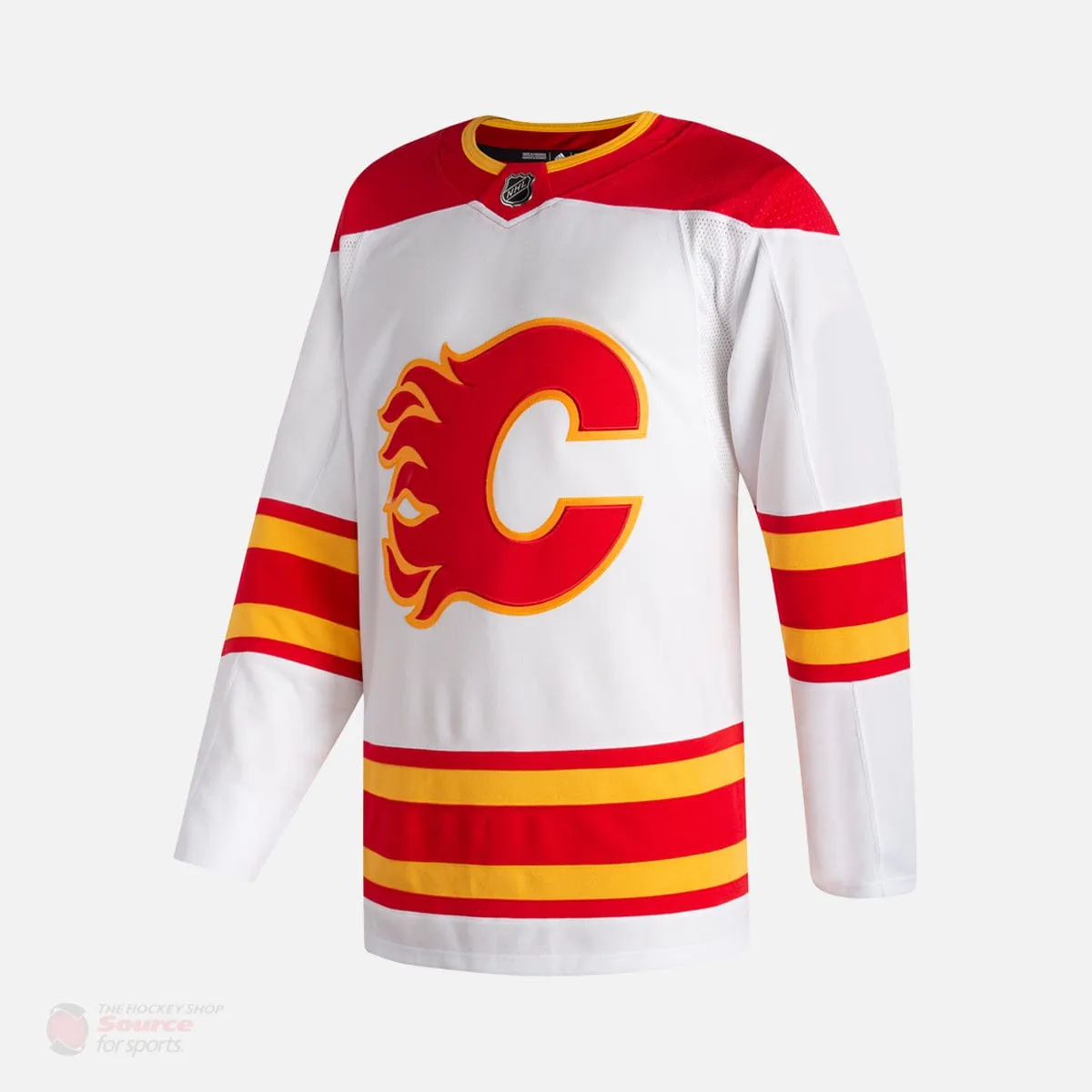 Calgary Flames Away Adidas Authentic Senior Jersey