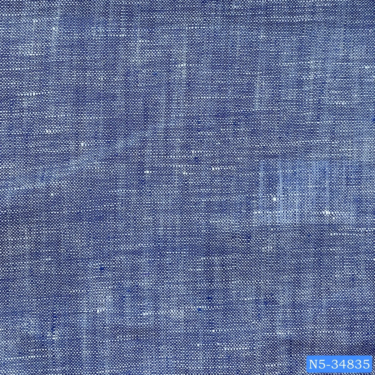Carolina Blue Plain Linen Shirt