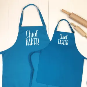 Chief Baker / Chief Taster Matching Apron Set