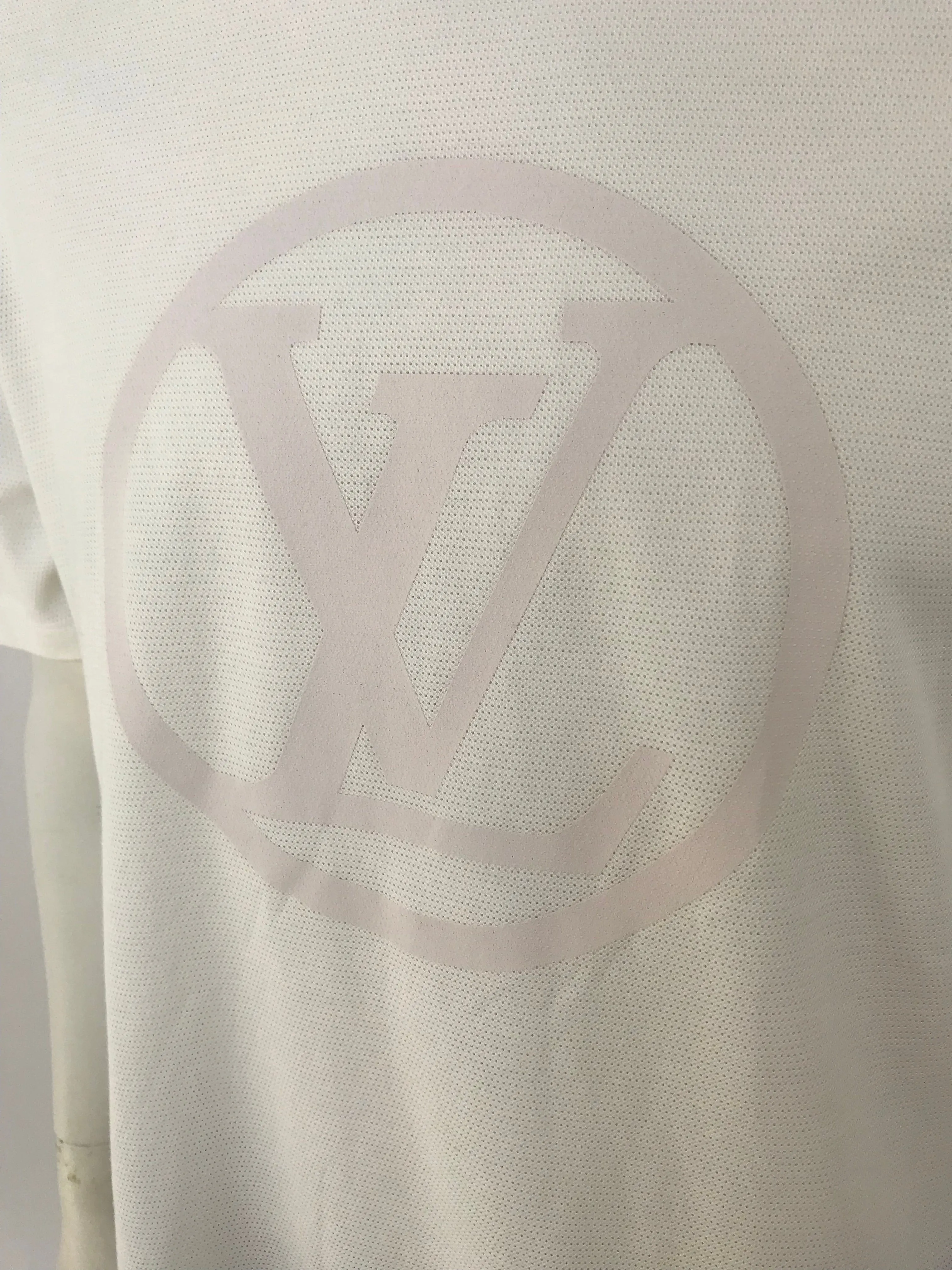 Circled LV Print T-Shirt