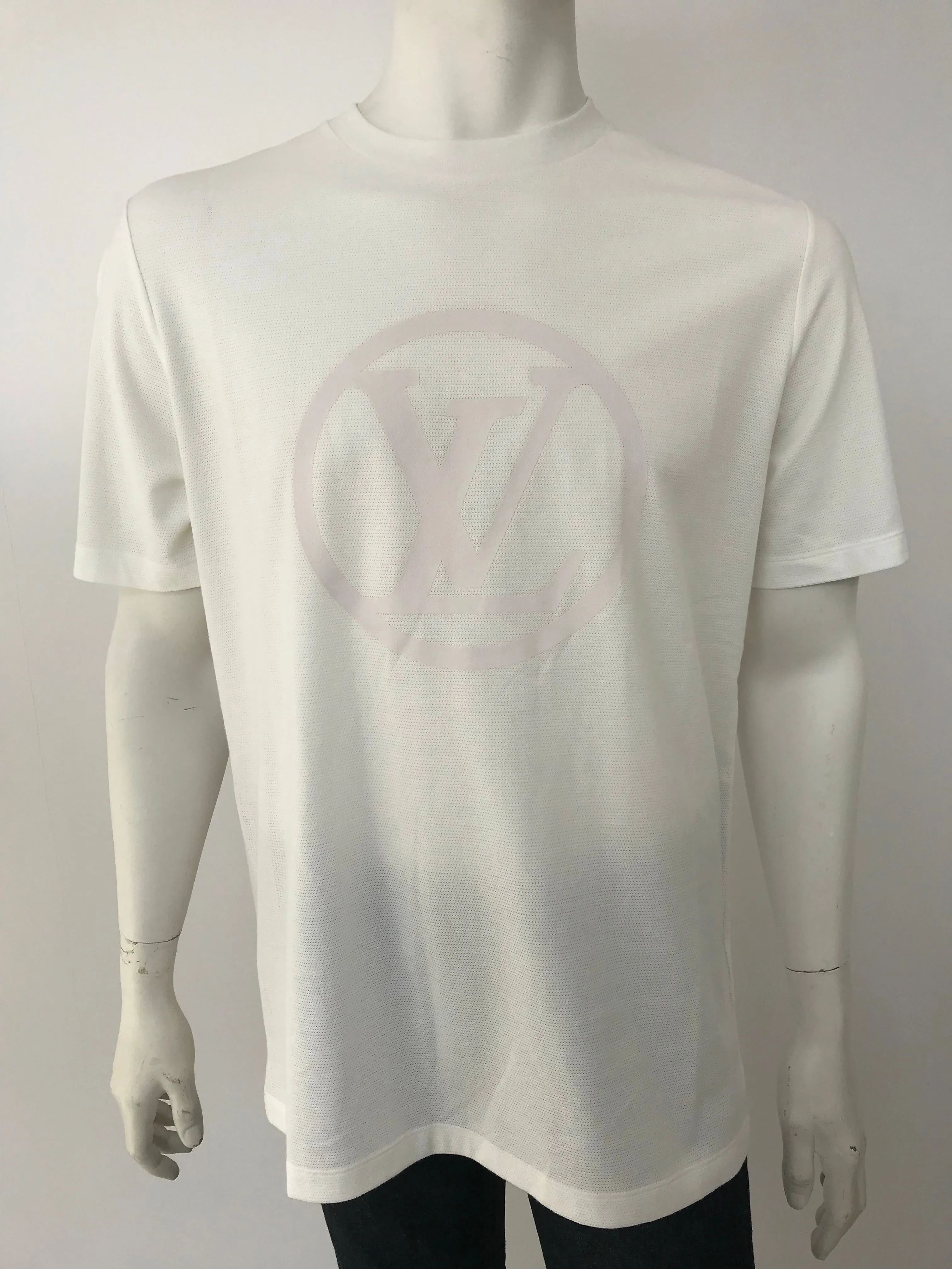 Circled LV Print T-Shirt