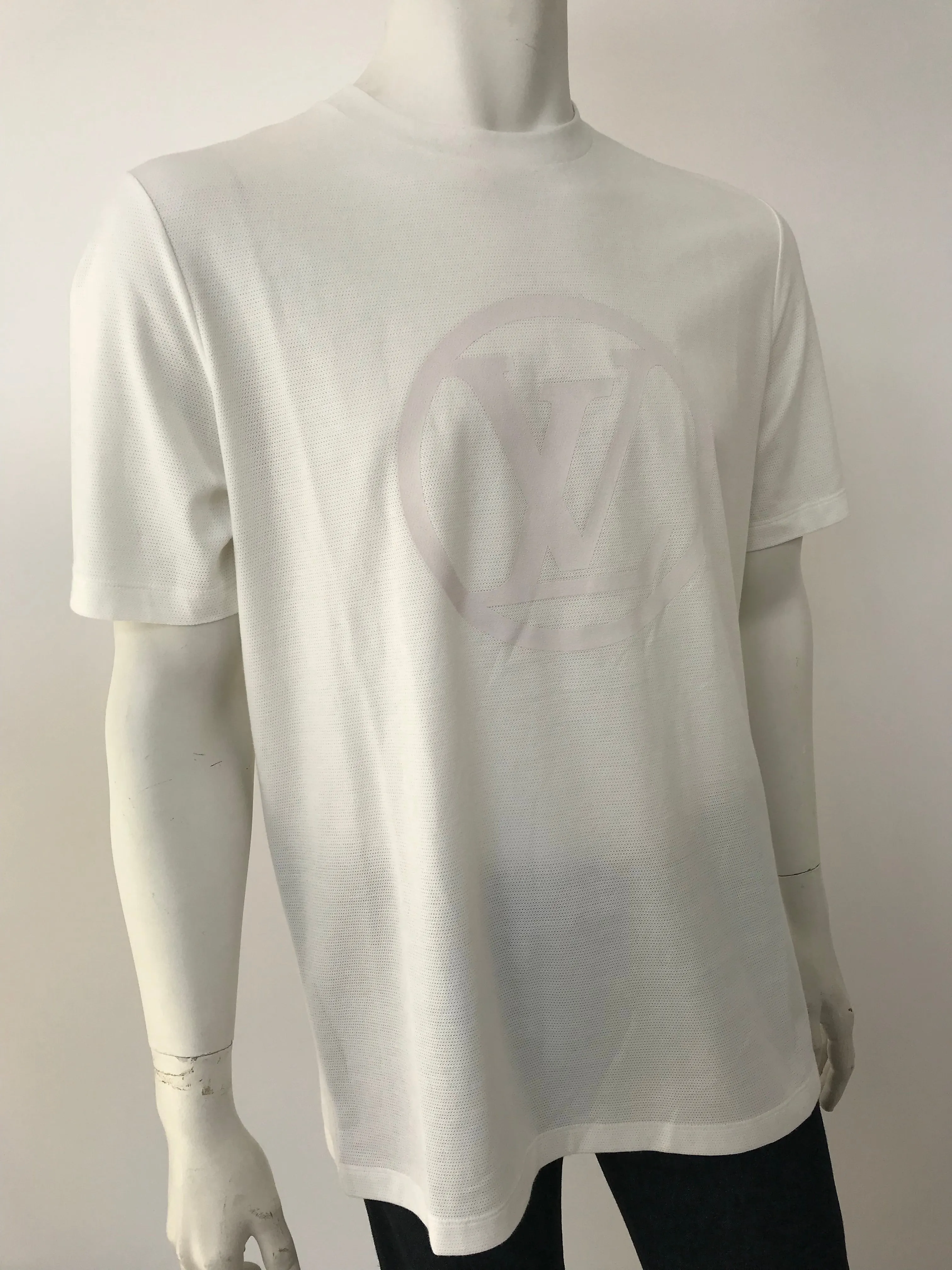 Circled LV Print T-Shirt