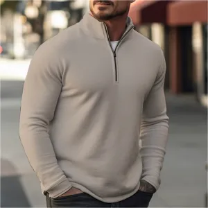 Classic Men's Zip-Up Sweater for Comfort – Julian