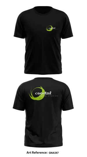 Coastal Music Studios Core Men's SS Performance Tee - gnA3X7
