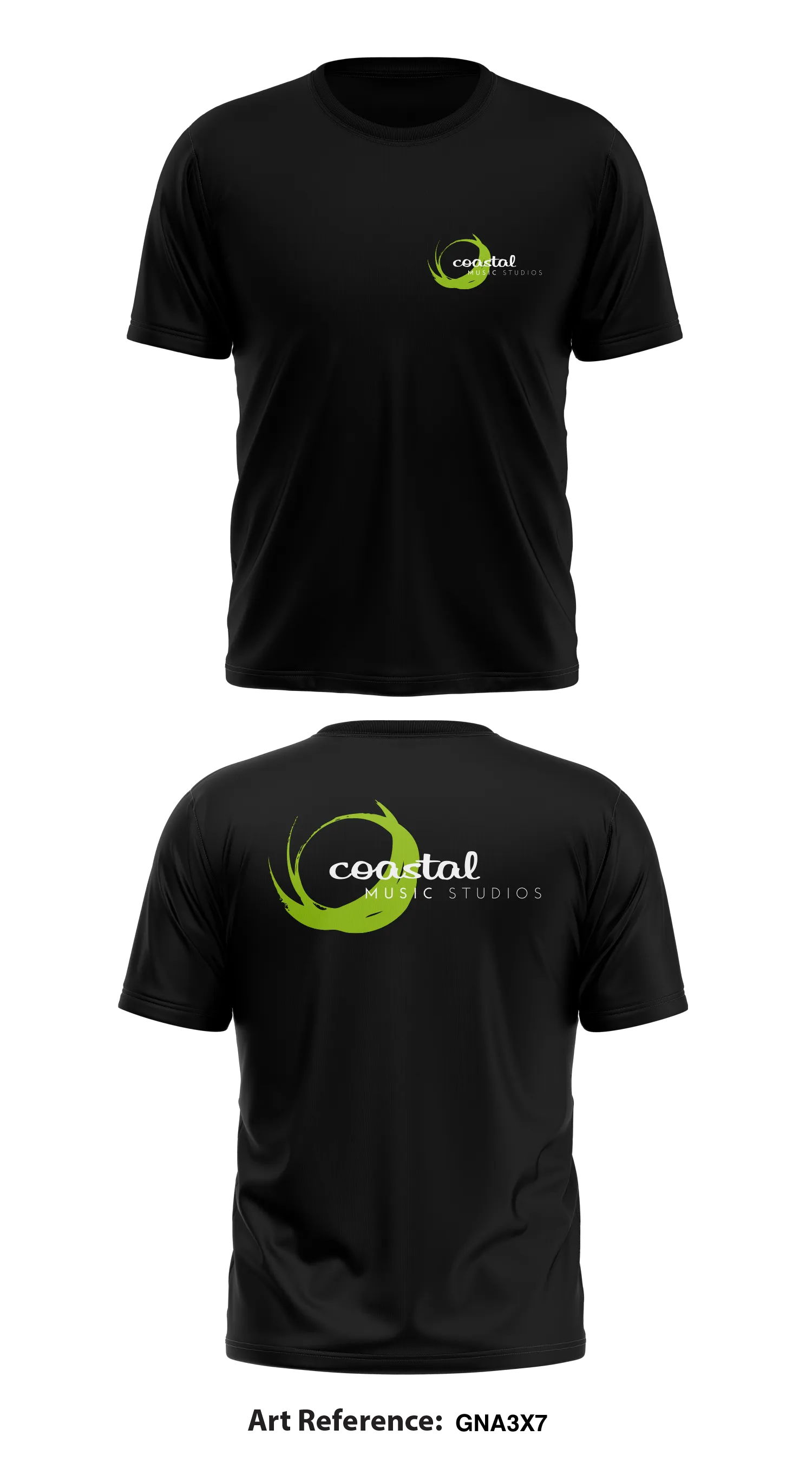 Coastal Music Studios Core Men's SS Performance Tee - gnA3X7