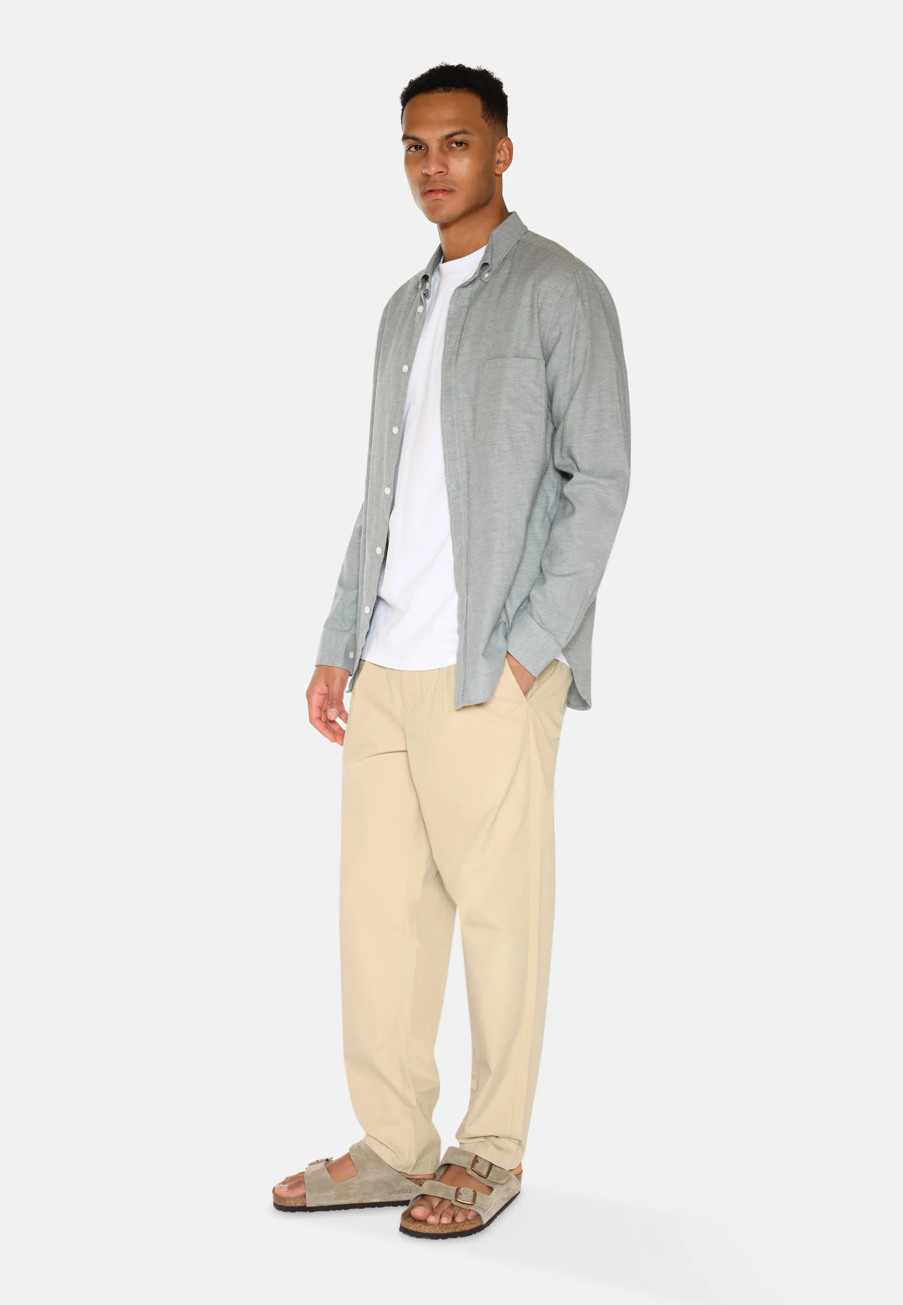 Colt long sleeved reg shirt 0063 - Gray Mist