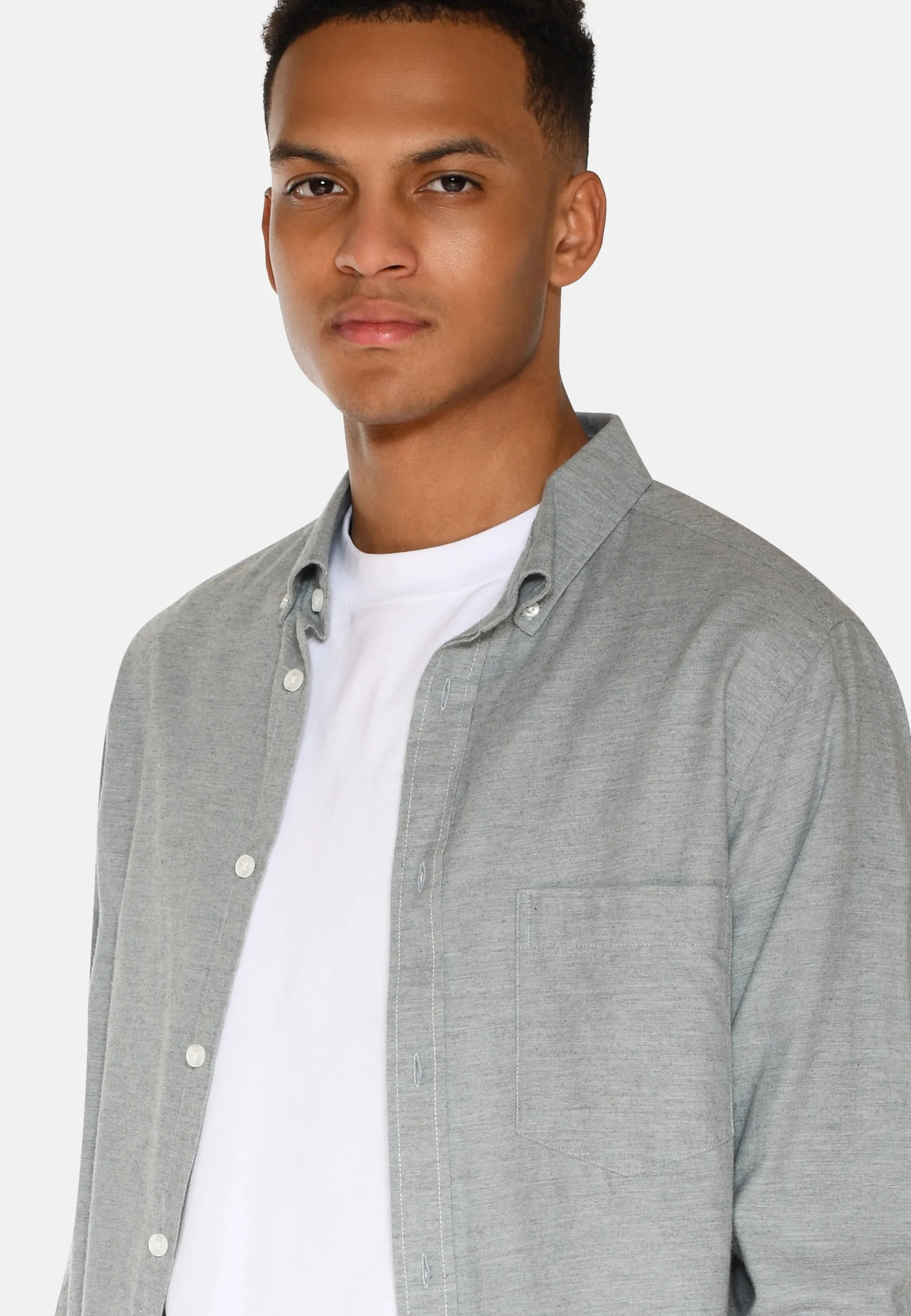 Colt long sleeved reg shirt 0063 - Gray Mist