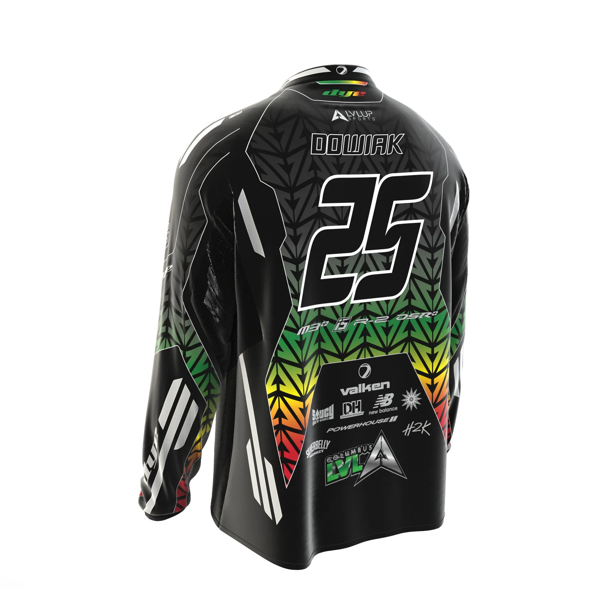 Columbus LVL 2023 Pro Jersey - Rasta LVLCAM