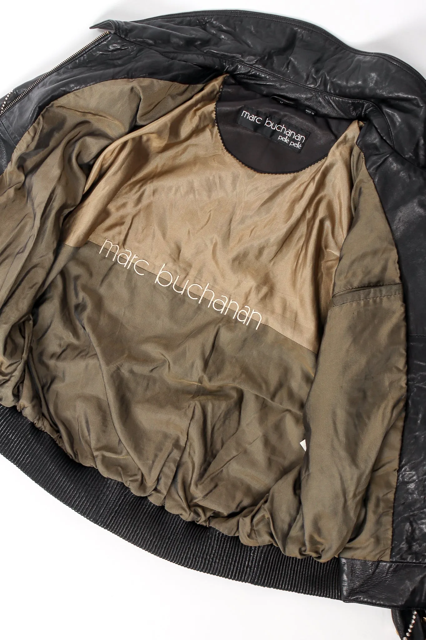 Compass Studded Leather Jacket