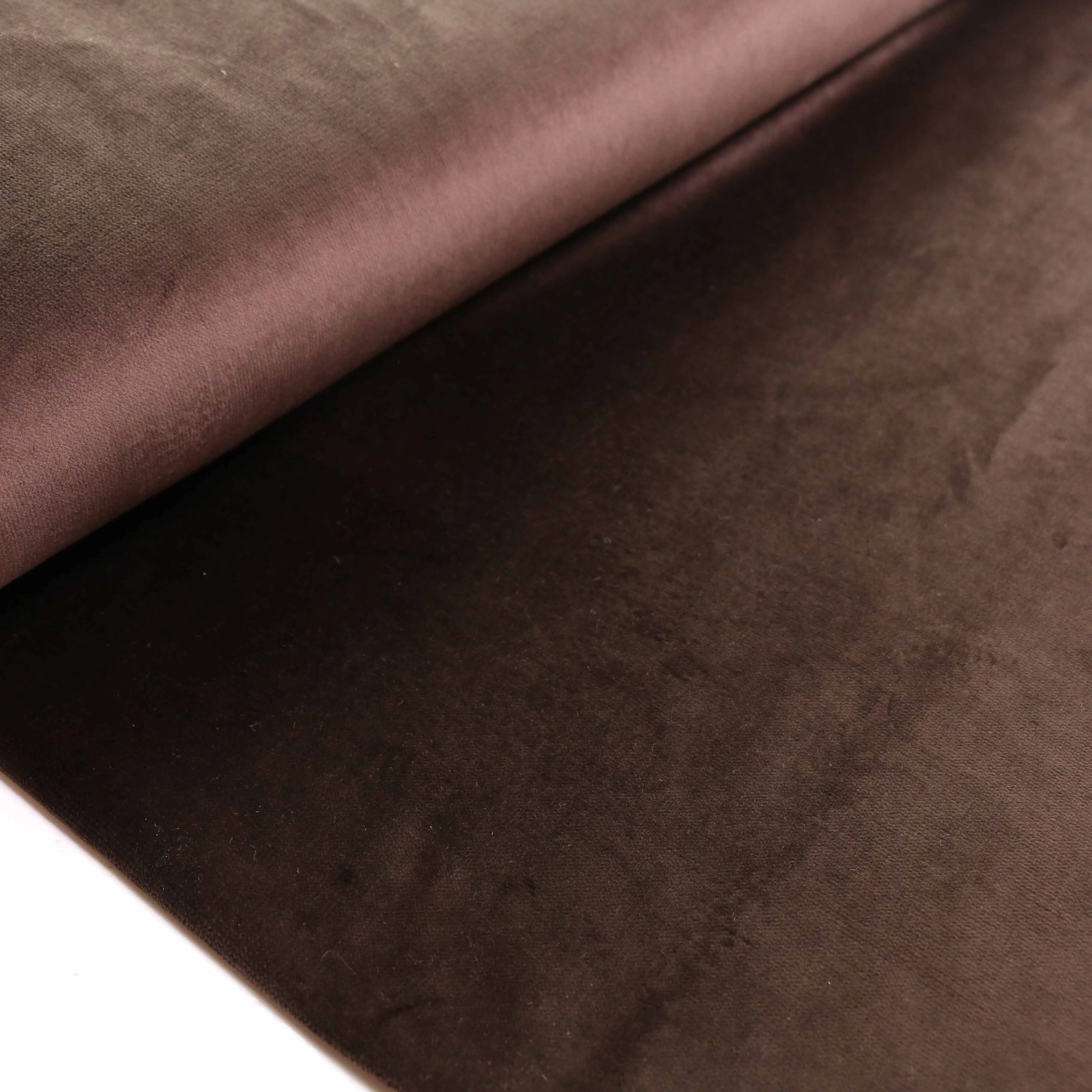 Cotton Velvet fabric - Brown