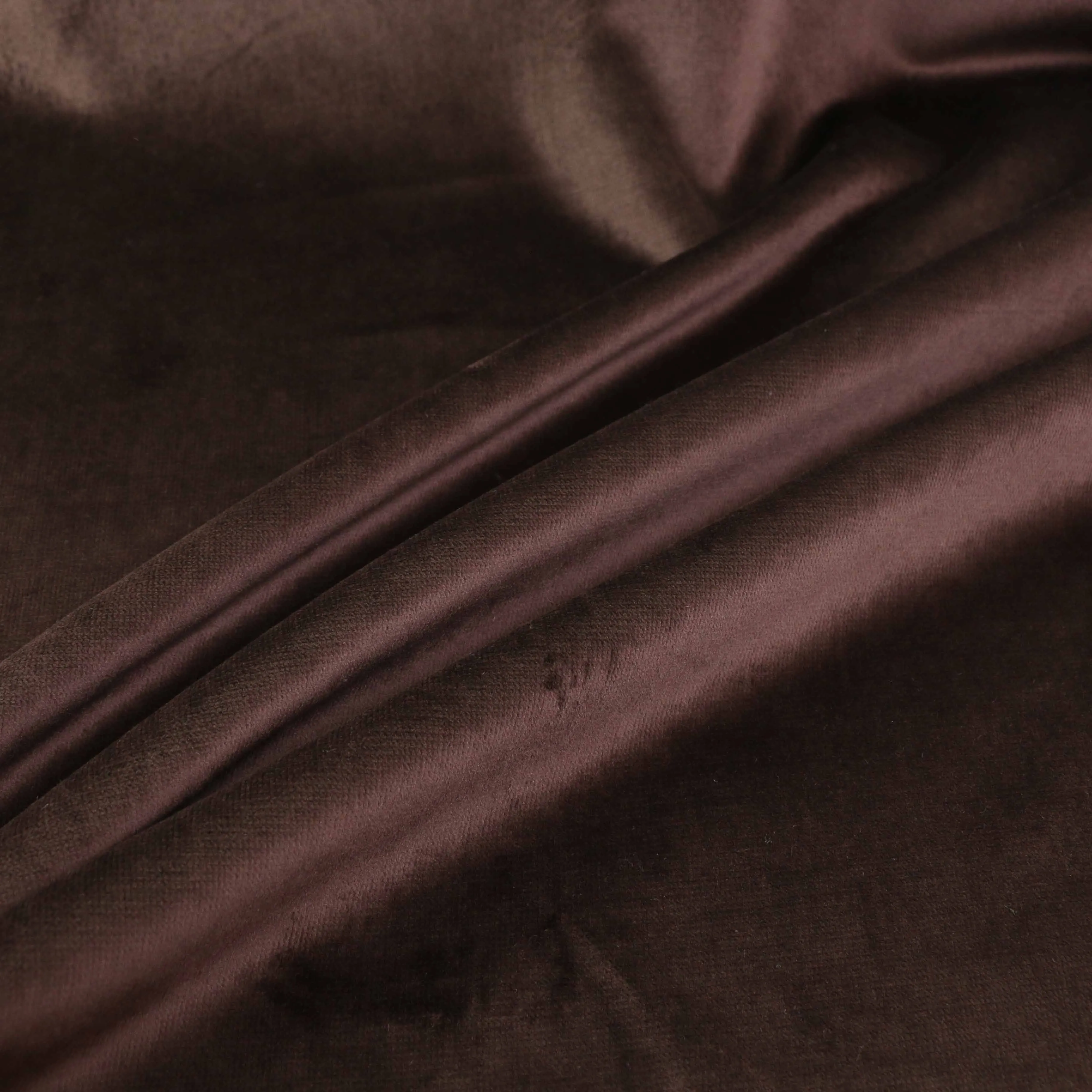 Cotton Velvet fabric - Brown