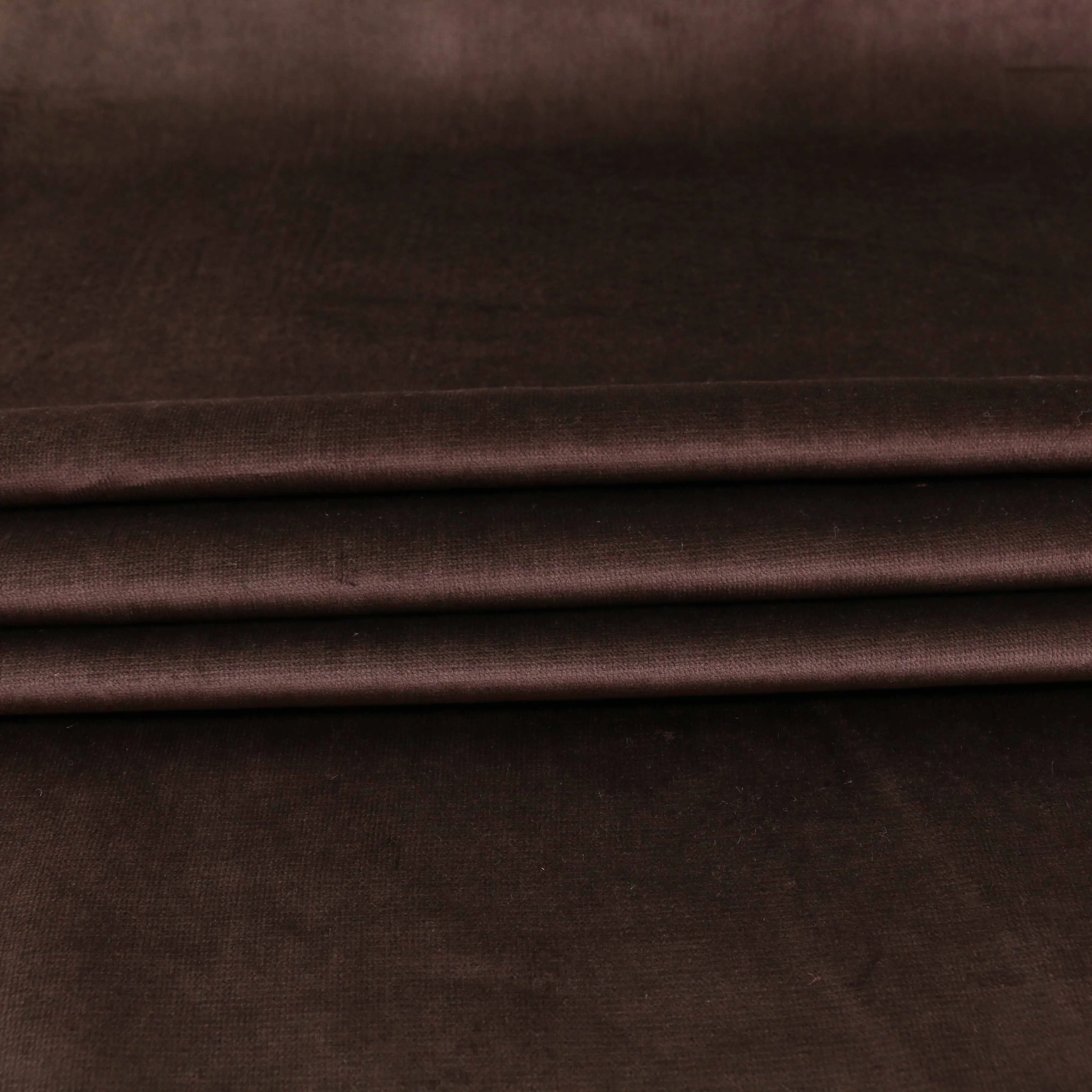 Cotton Velvet fabric - Brown