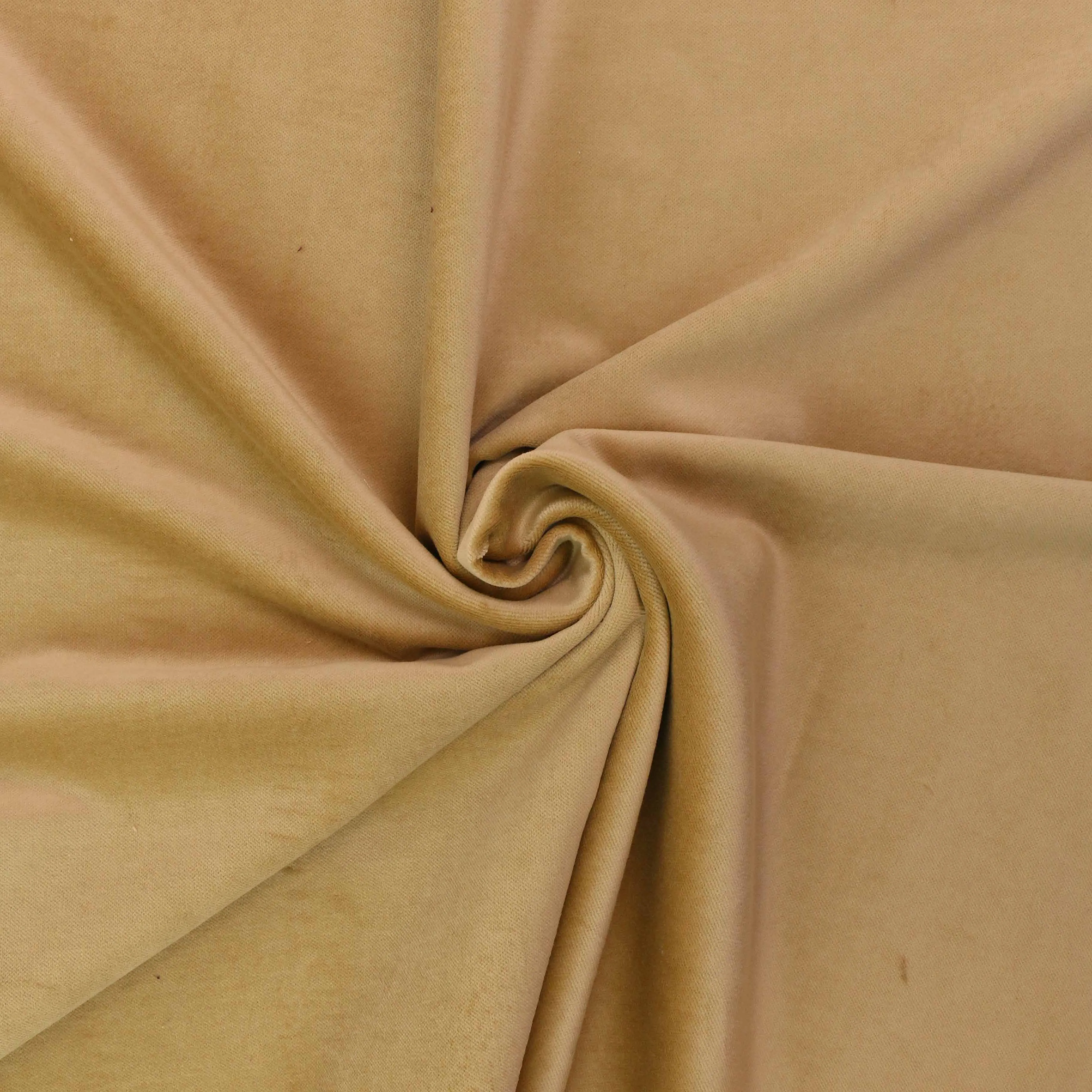 Cotton Velvet fabric - Gold