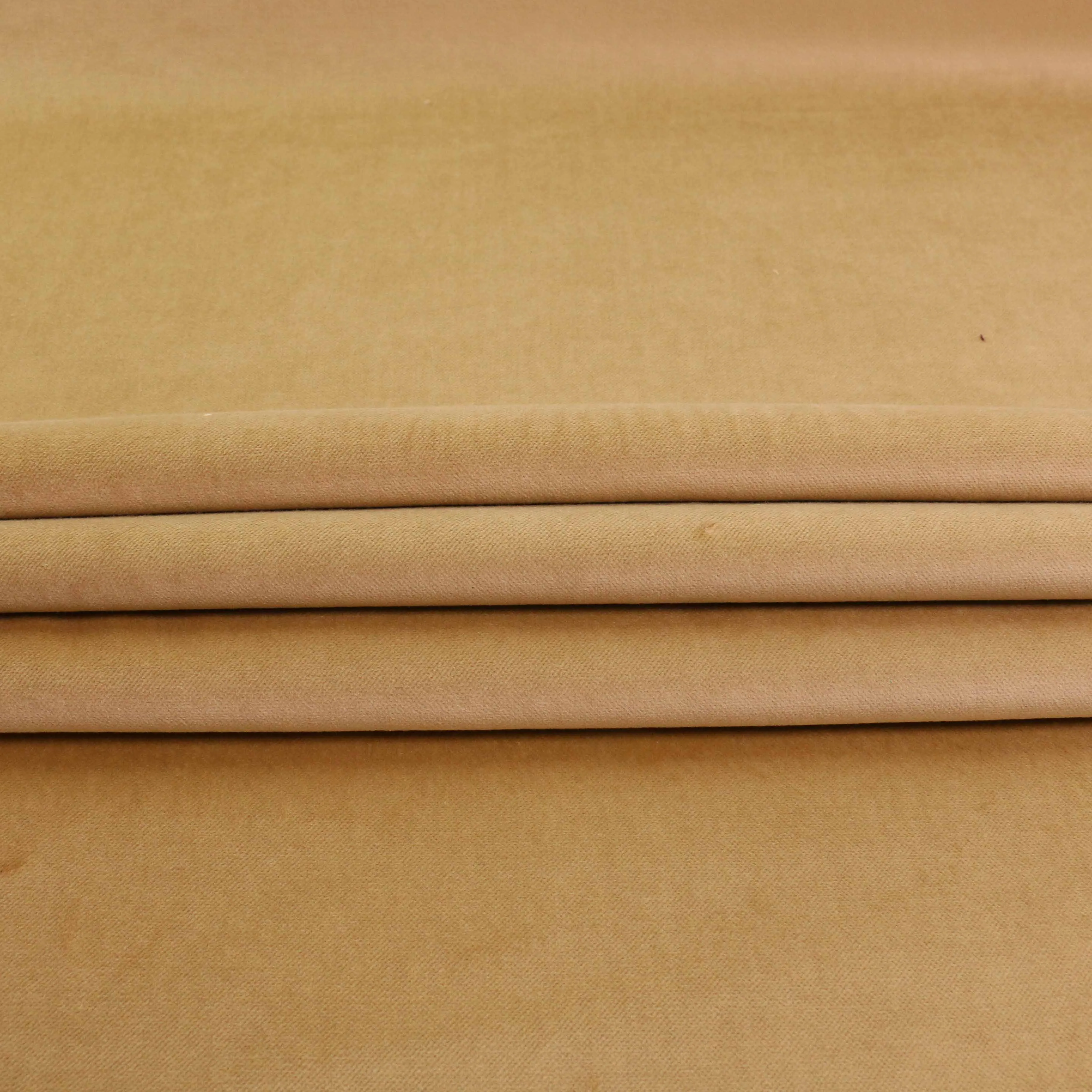 Cotton Velvet fabric - Gold