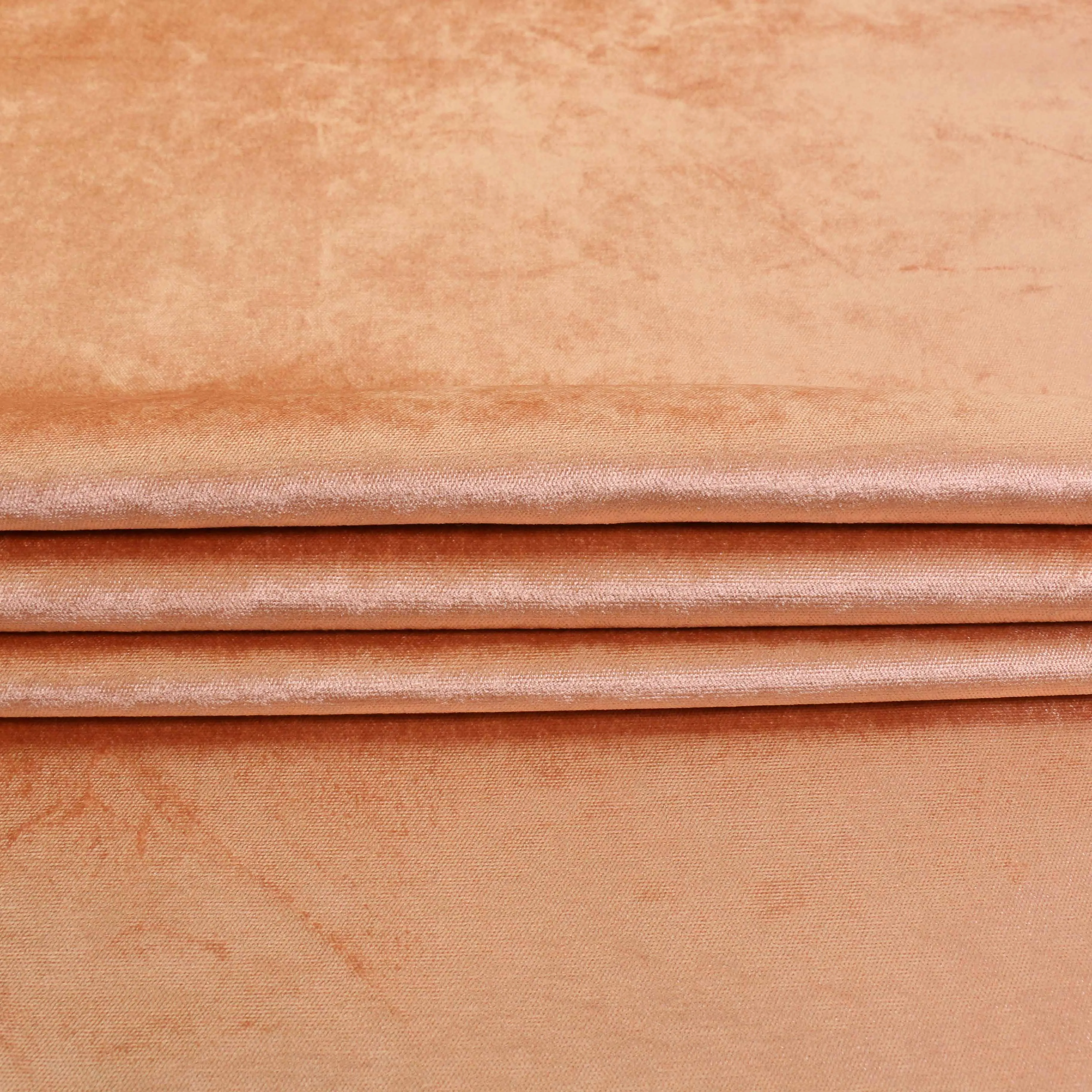 Cotton Velvet fabric - Pale peach