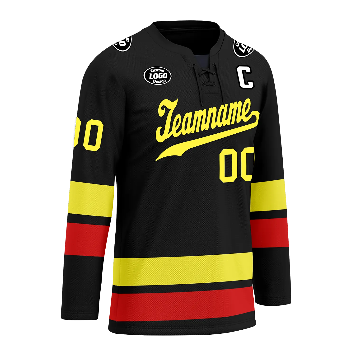 Custom Black Personalized Hockey Jersey HCKJ01-D0a70dd