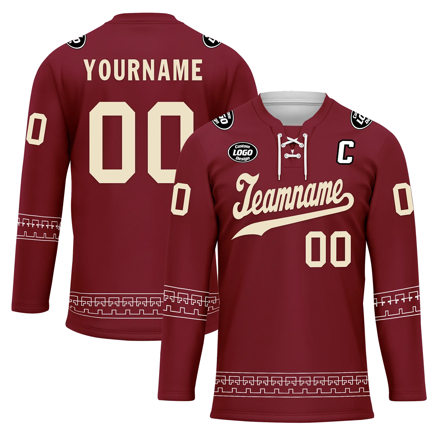 Custom Red Personalized Hockey Jersey HCKJ01-D0a70fd