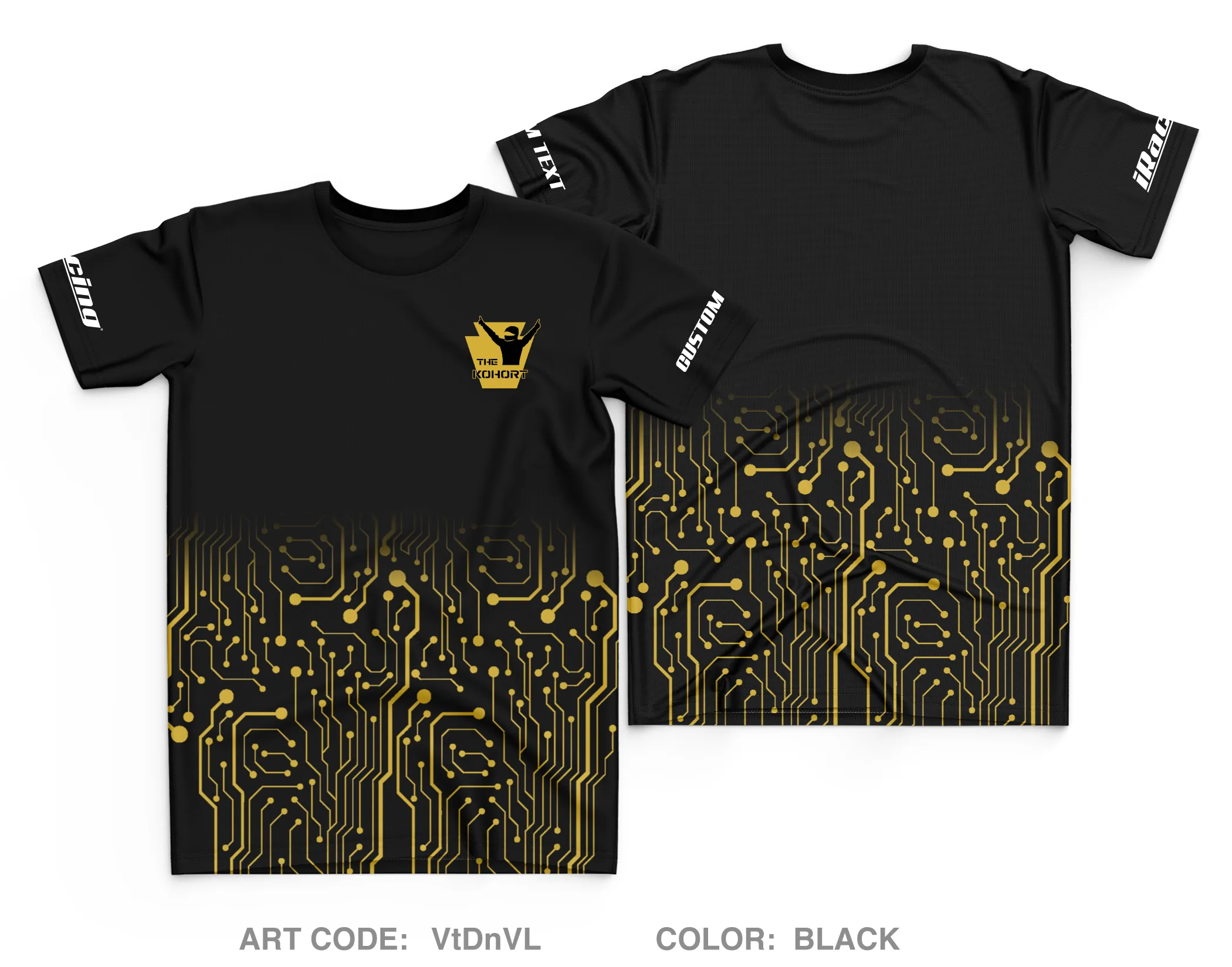 CUSTOM The Kohort Core Men's SS Performance Tee - VtDnVL